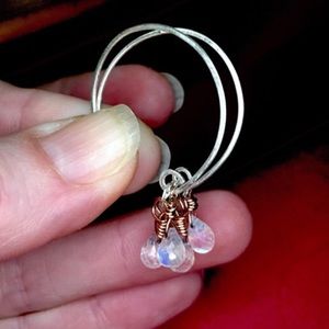 BLÜMOON Moonstone Earrings